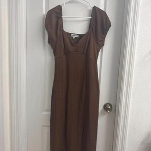 No-brand Women's Brown Dress